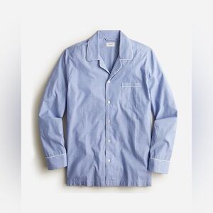 NWT J Crew Pajama shirt in cotton poplin